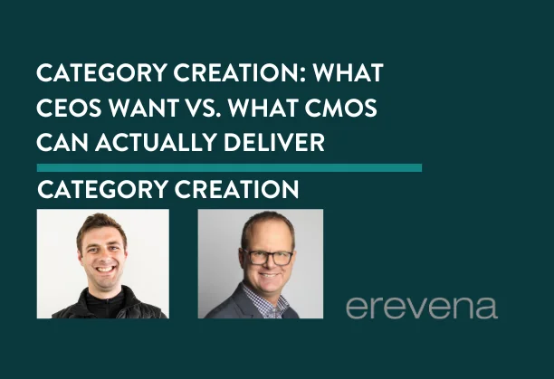 Image of Scott Brown and Terry Shaw, featured in Erevena’s discussion on category creation and CMO-CEO alignment